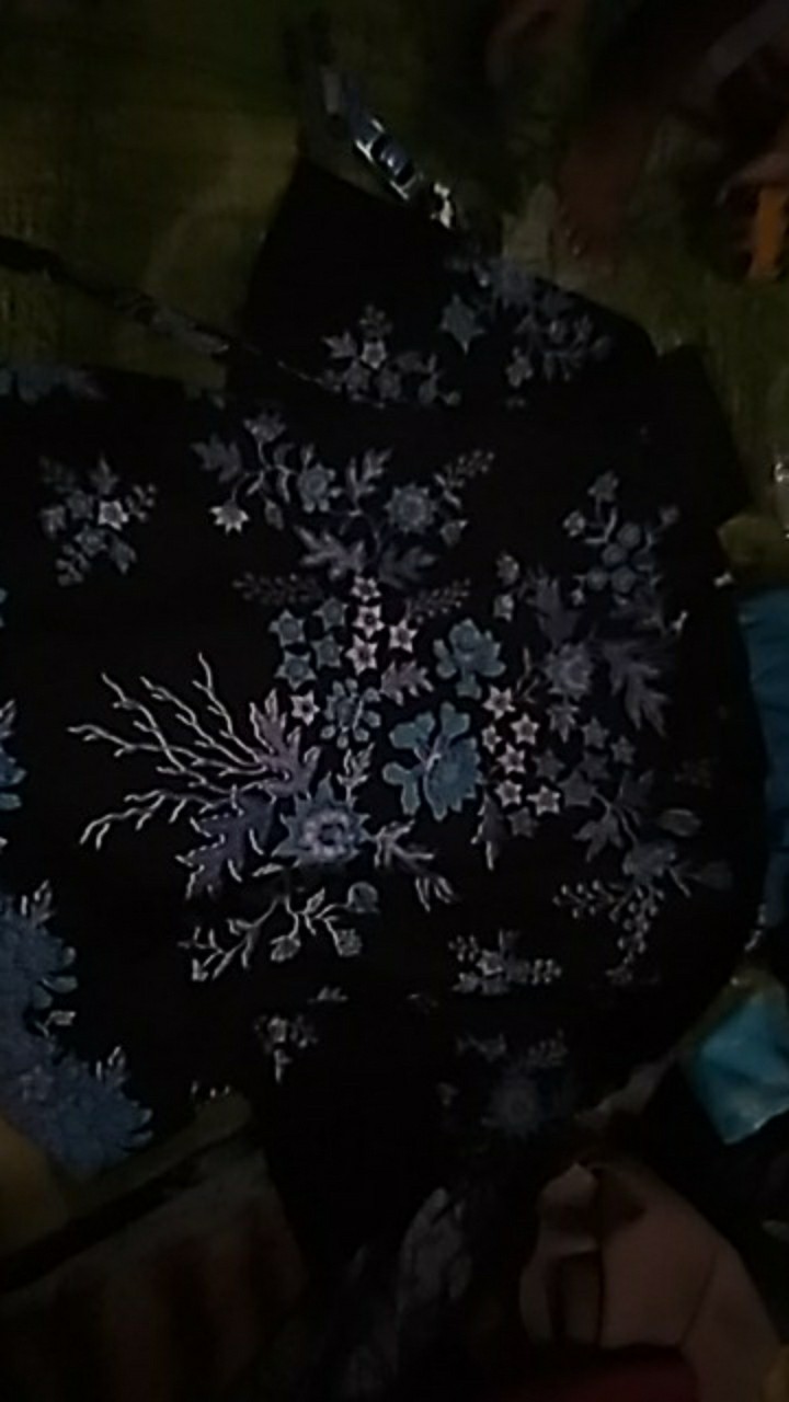 Batik Couple Keluarga - Couple Batik Ori Ndoro Jowi Garansi Termurah Shopee Motif Cibulan Biru