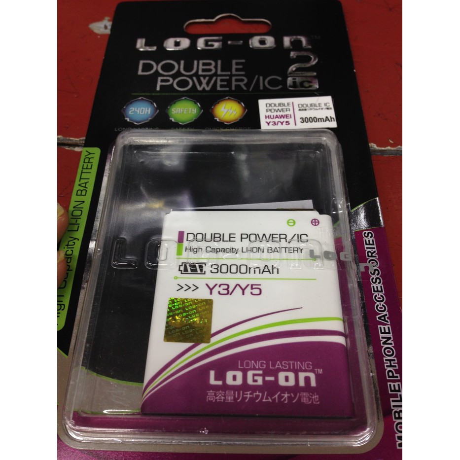 [termurah] Baterai Huawei Hb5v1 for Y3 Y5 Y300 Y336 Dobel Power Log On 3000mah