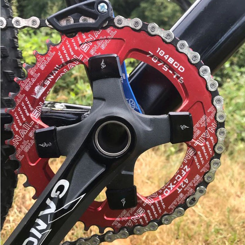 Snail Single Chainring BCD 104 Simetri Crank Alivio Prowheel IXF