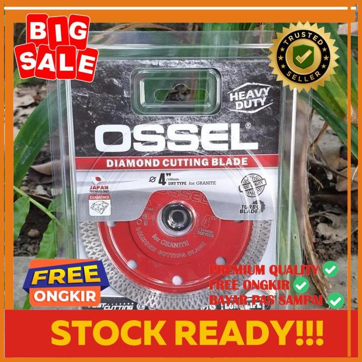 Mata Pisau Potong Keramik Ossel 4" (Diamond Wheel)