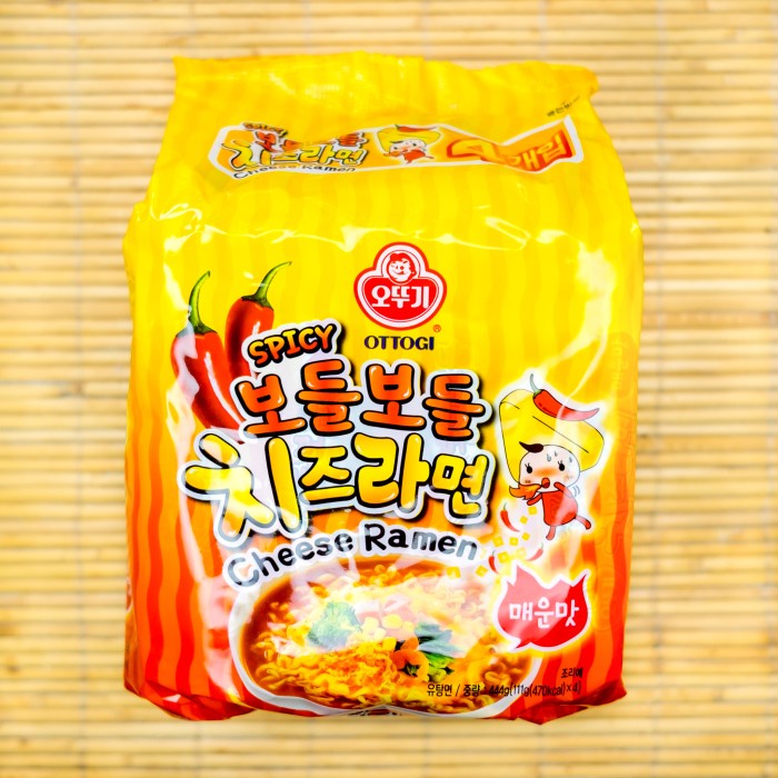 

⭐ COD ⭐ Spicy Cheese Ramyeon / Ramen OTTOGI 4pcs - 444g