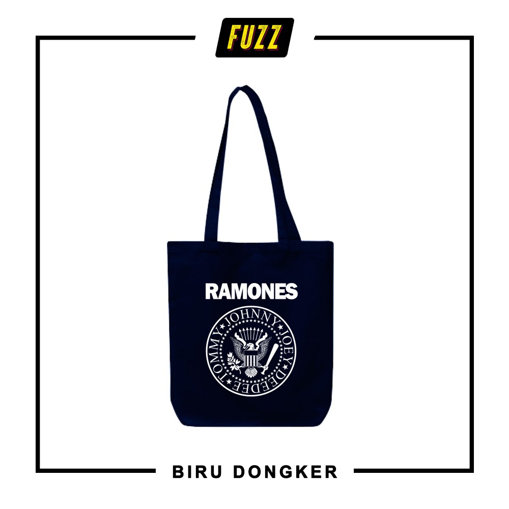 Totebag Band Ramones Tas Jinjing Tote Bag Distro Musik Punk Rock Murah