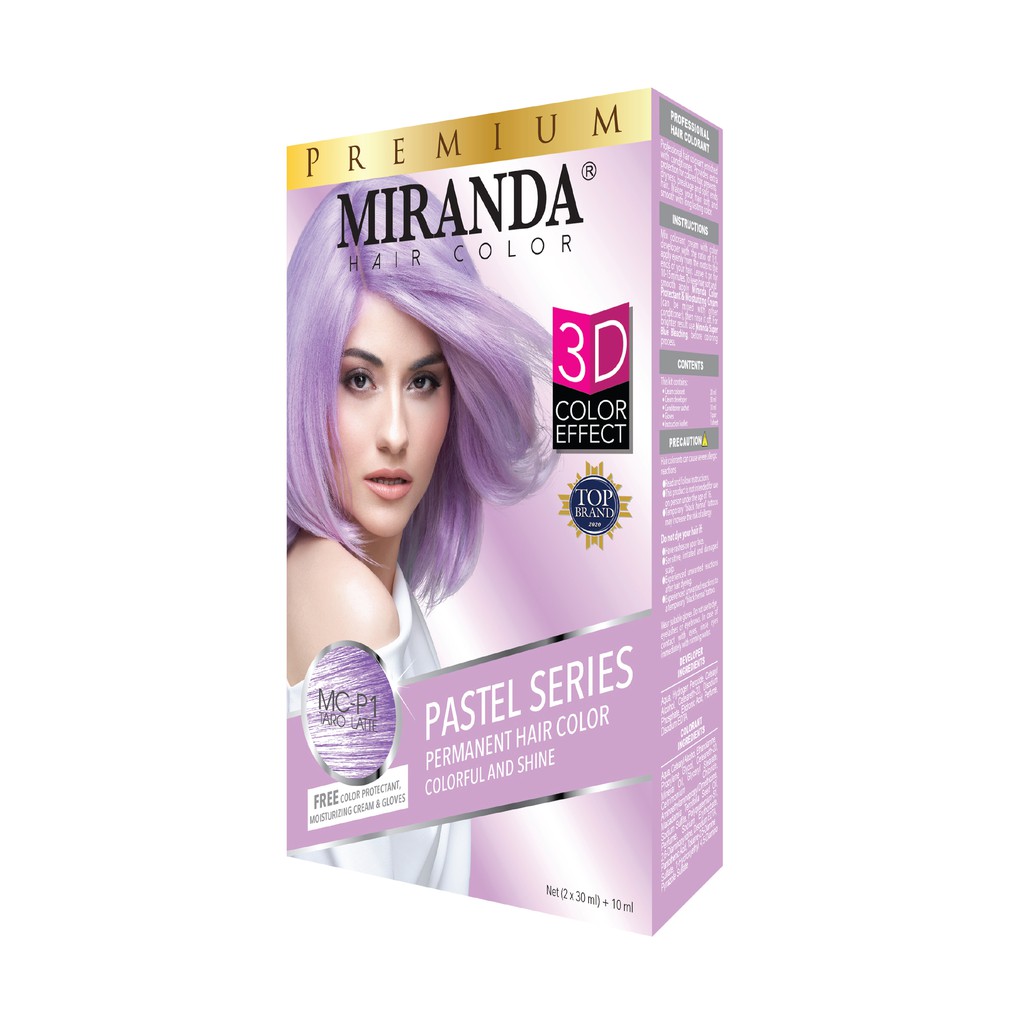 ❤ RATU ❤ Miranda Hair Color Pastel Series | Semir / Cat Rambut Miranda Warna Pastel Series (✔️BPOM)