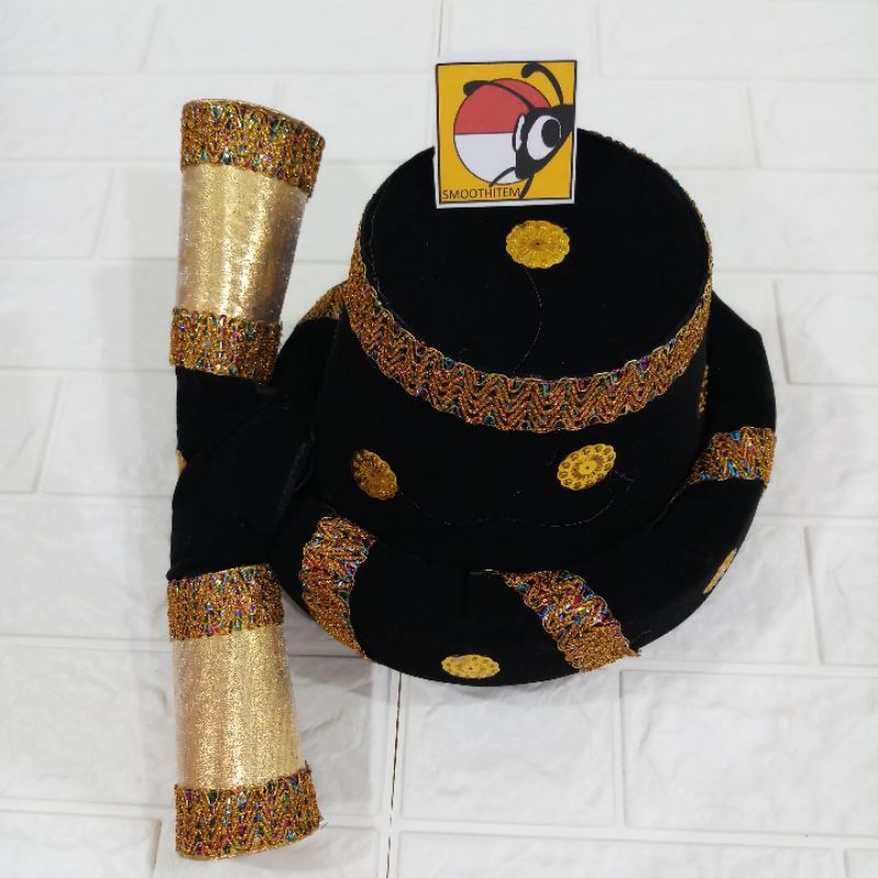 TOPI ADAT BATAK BULANG ADAT MANDAILING DEWASA