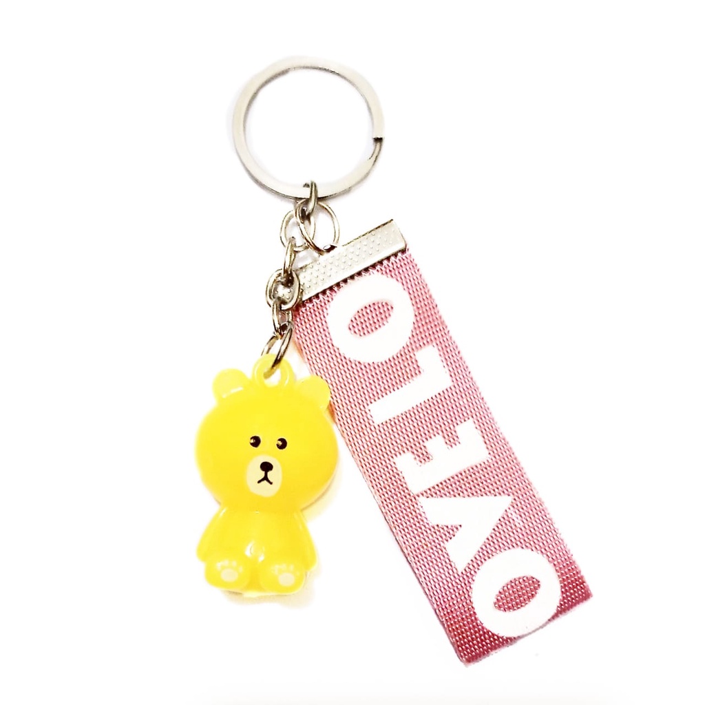 DOMMO - D6062 Gantungan LOVE BEAR Keychain Gantungan Kunci Aksesoris Tas