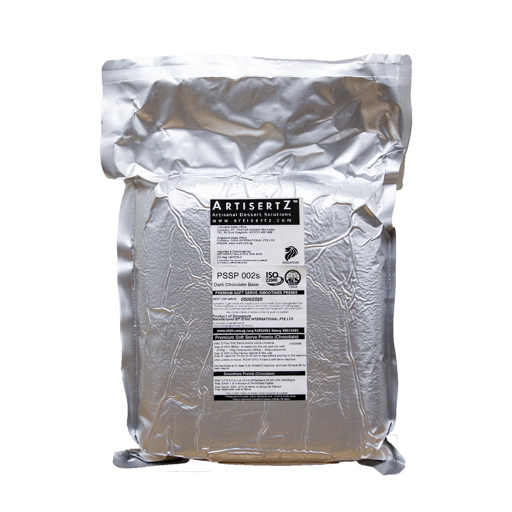 

Soft Serve Ice Cream Dark Chocolate Premix - 1500 gr/pack