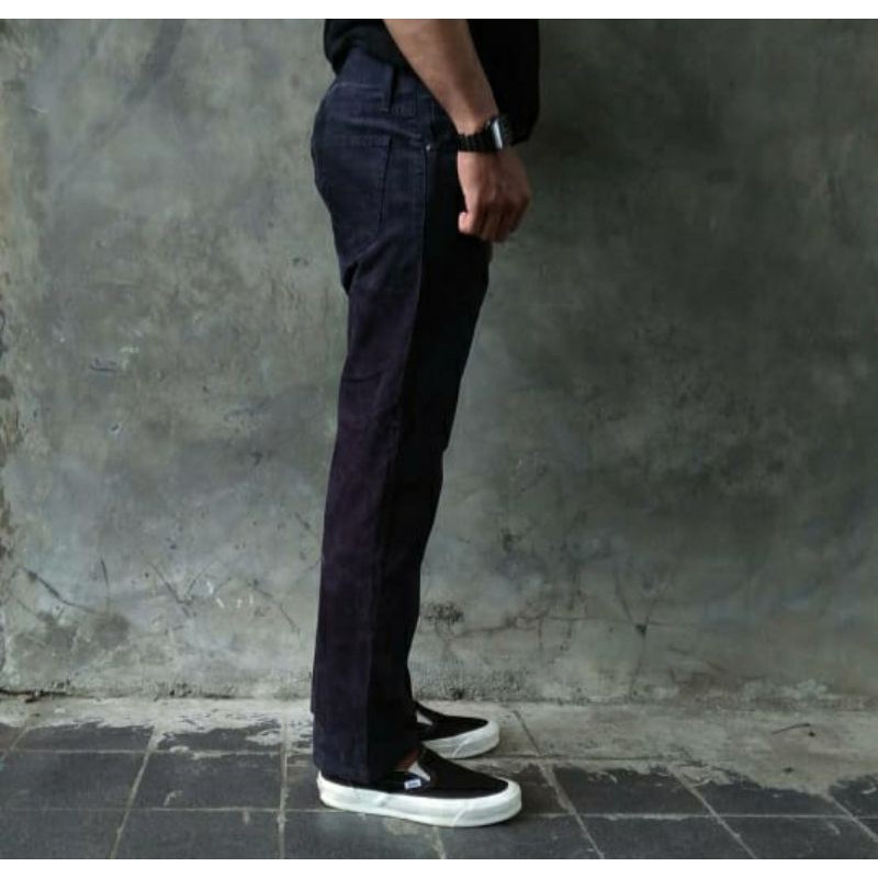 UNIQLO JEANS CORDUROYBlue Black(Straight)
