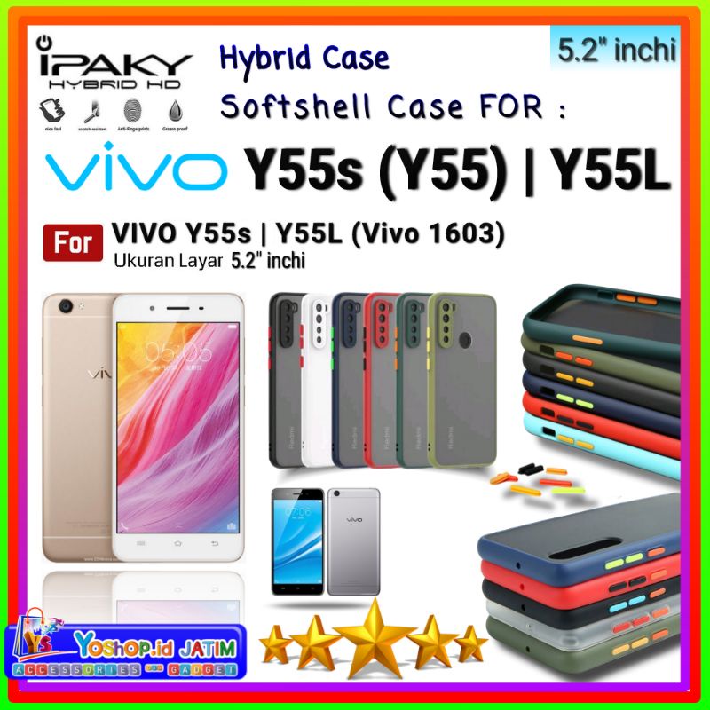 Casing Case Vivo Y55s (Y55) | Y55L [Vivo 1603] 2017-2016 (5.2inchi | Soft Case HYBRID DOVE Y55s/1603