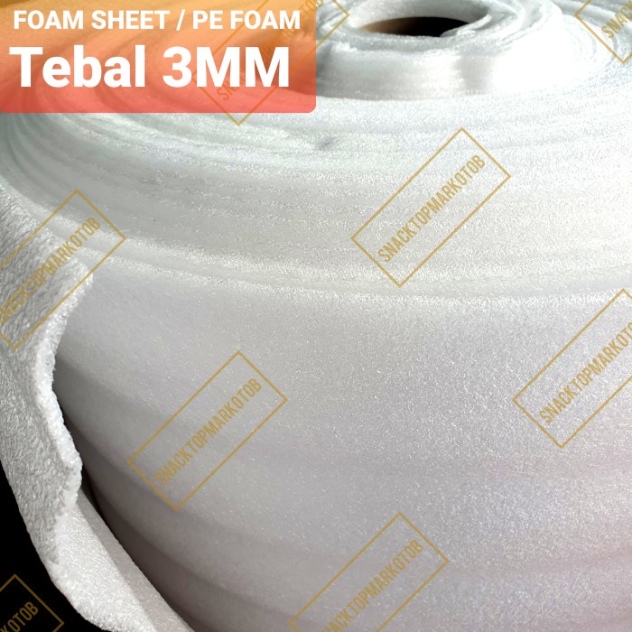 

NEW Pe Foam / Foam Sheet 3MM Busa Pembungkus Bandung Meteran / Roll
