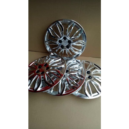 WELDOP RING 14 CHROME PLASTIK/ABS 1 SET (4 PCS)