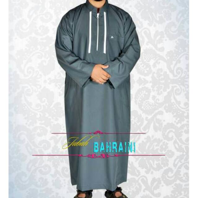 Jubah reguler al ham model bahrain XXL