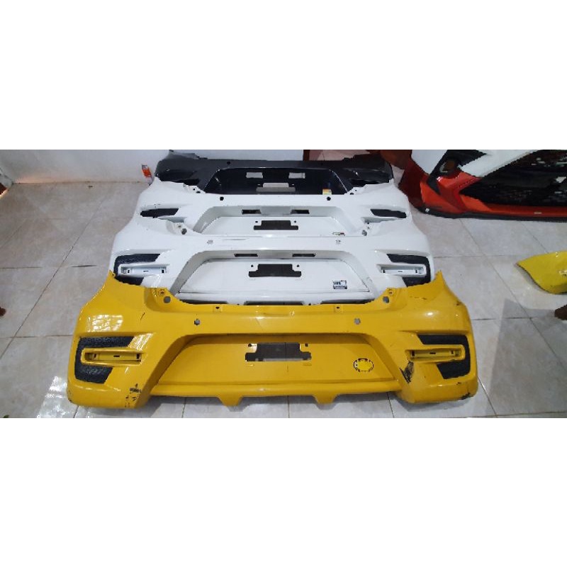 bumper belakang agya ayla 1.2 facelift