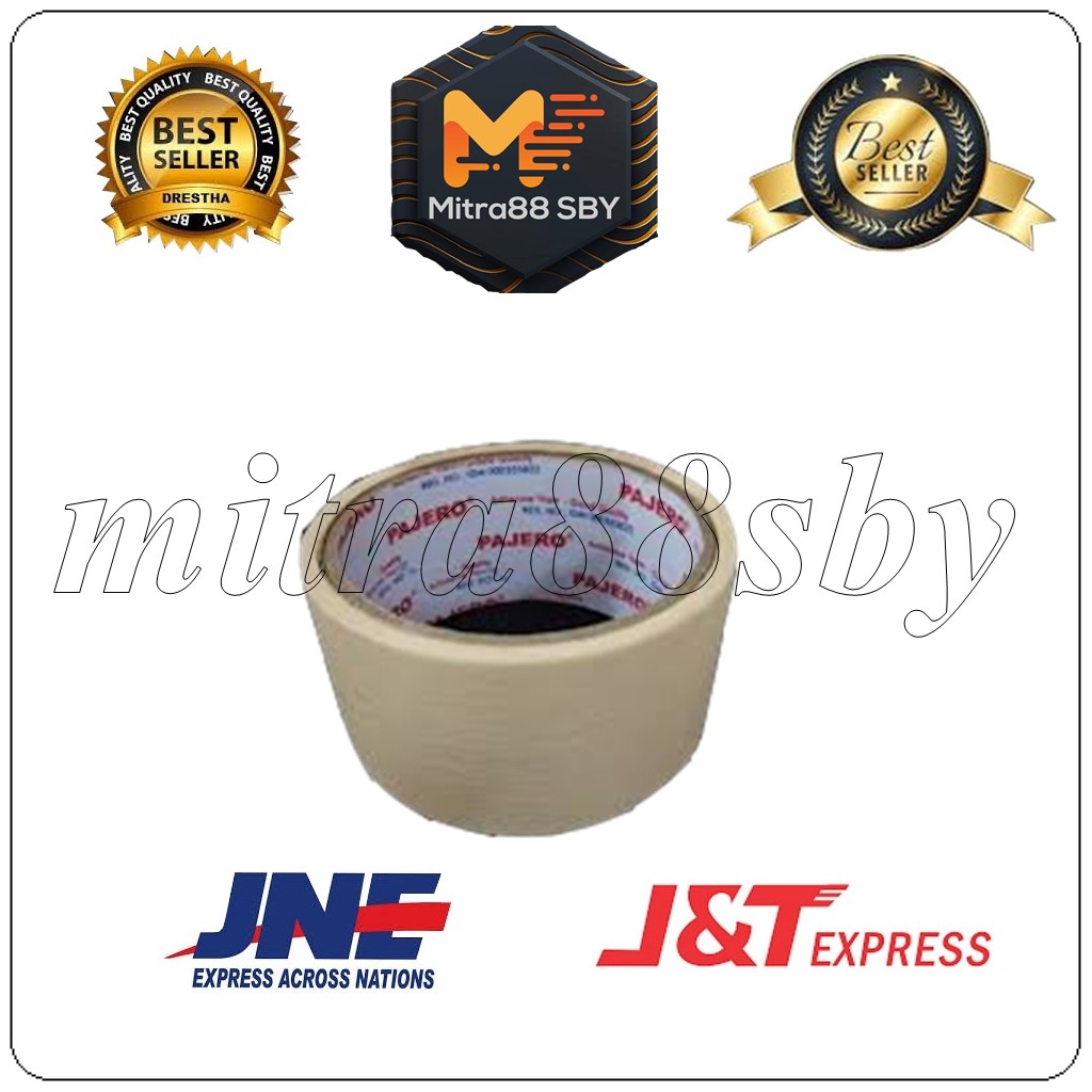 Mitra88sby isolasi masking tape ( isolasi kertas ) 15mm 24mm 48mm