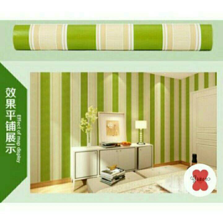 SALUR HIJAU  wallpaper  dinding  wallpaper  sticker 