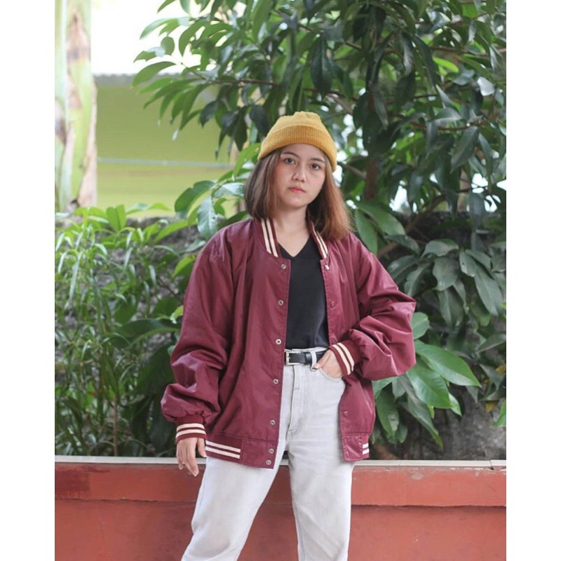 JAKET HANES MAROON (20)