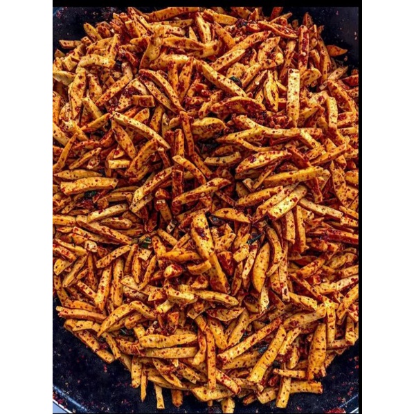 

Baso goreng viral/basreng pedas daun jeruk basreng renyah
