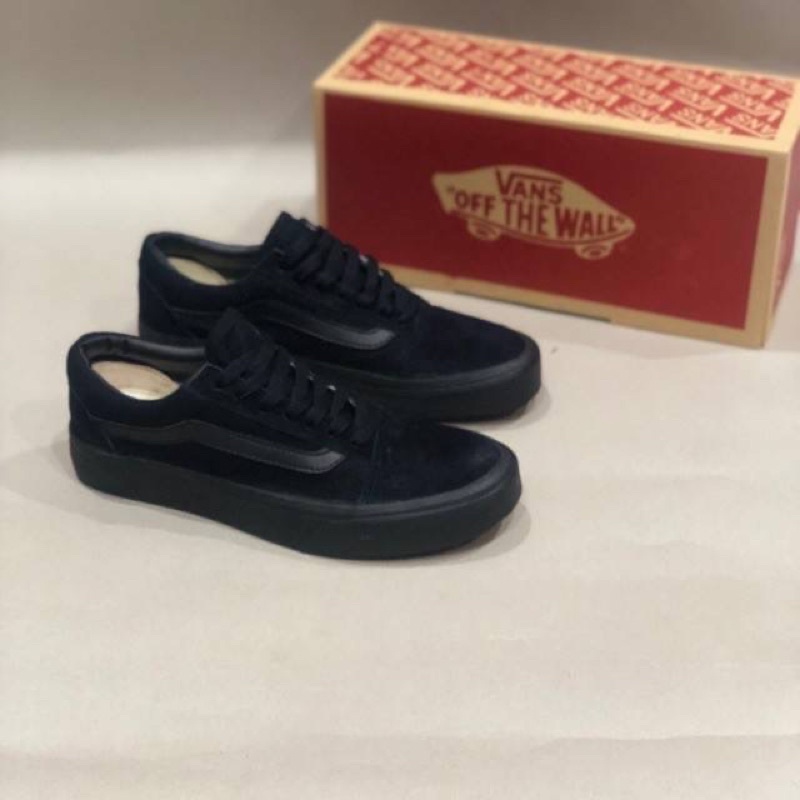 Vans old skool all black waffle IFC shoes mans n womens kasut pria