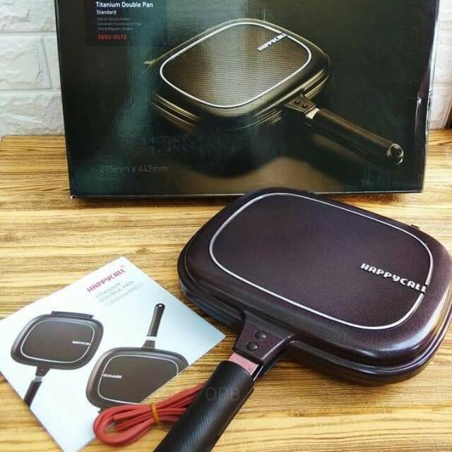 Happycall asli korea ( happycall titanium jumbo grill double pan )