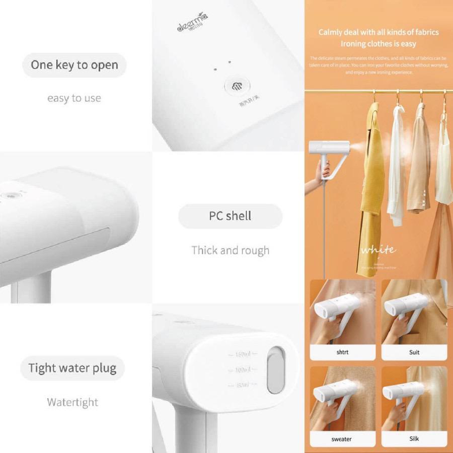 Deerma HS100 Handheld Garment Steamer Portable - Steam Iron - Setrika Uap - Garansi Resmi 1 Tahun