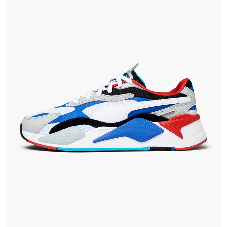 puma puzzle trainers white