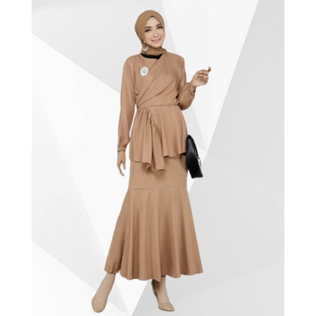 One Set Aulia Setelan Rok Wanita Terbaru kekinian//One Set Rok Matt Shakila Premium //New Design Ste