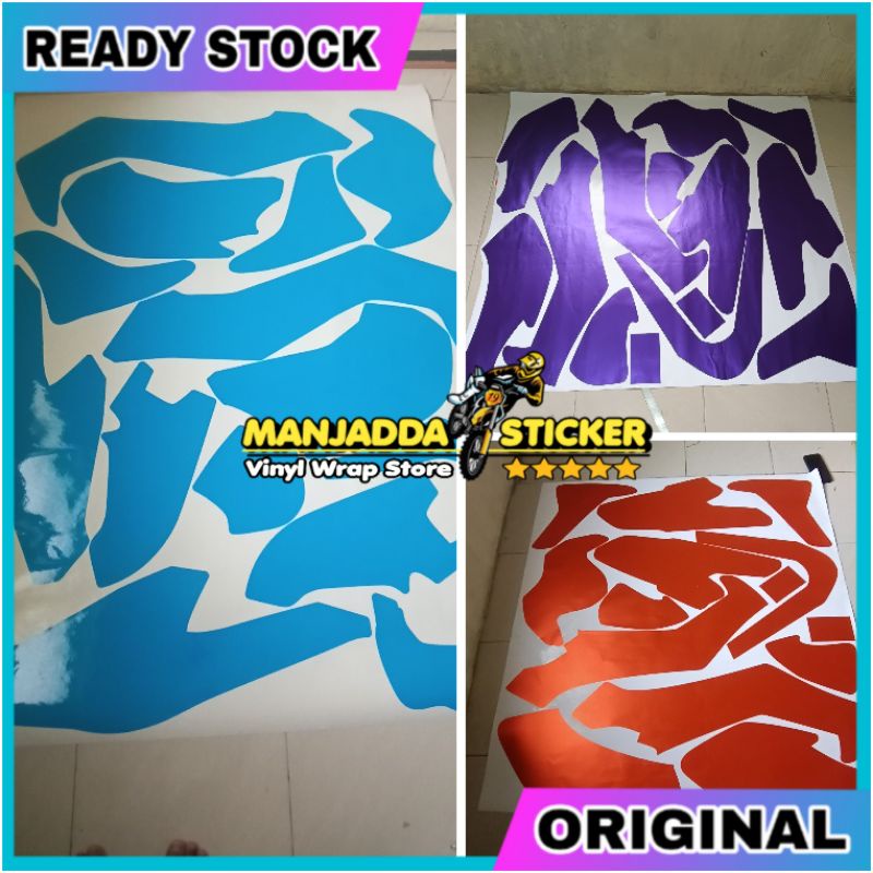 Stiker skotlet decal nmax polos fullbody bahan mudah dipasang kualitas premium