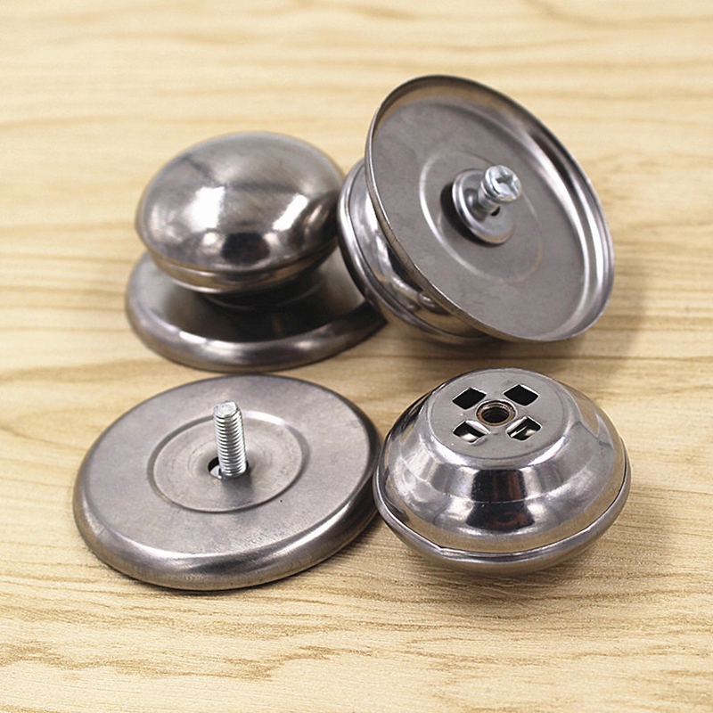 Knob Handle Tutup Panci Bahan Stainless steel Bentuk Bulat