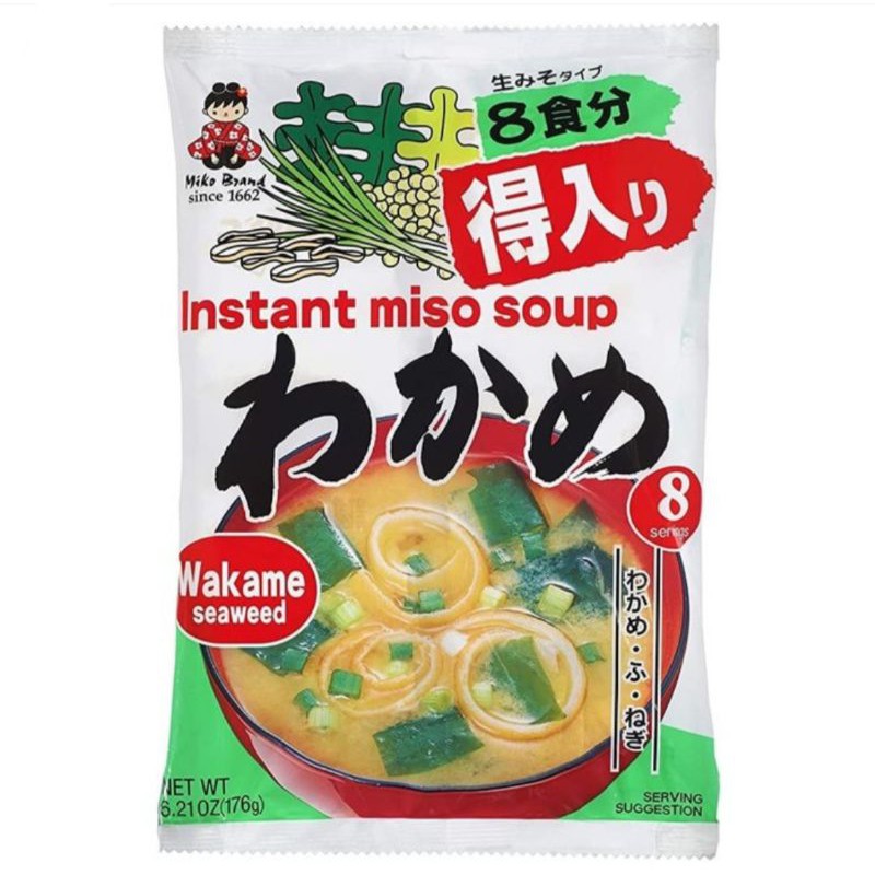 

Miyasaka Instan Miso Soup Wakame Seaweed