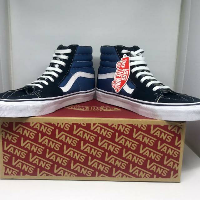 Vans Sk8-Hi Navy/White
Original Resmi Navya