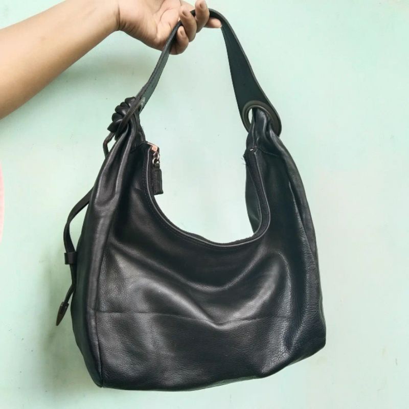 Tas SSAMZIE Authentic Original Genuine Leather Preloved Second Kulit Asli Shoulder Tote Hobo bag
