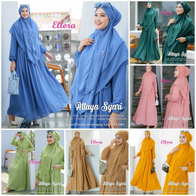 Attaya Gamis Syar'i Muslimah Terbaru
