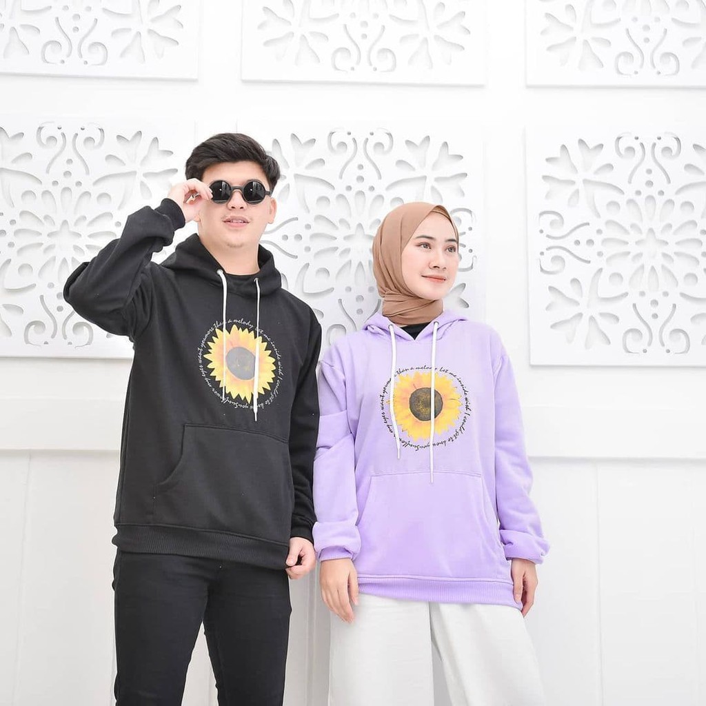 Nara Grosir - Big Sun Flower Sweater | Fashion Terkini | Sweater Termurah