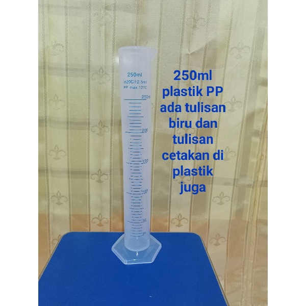 Tabung Ukur 250ml atau Gelas Takar 250ml