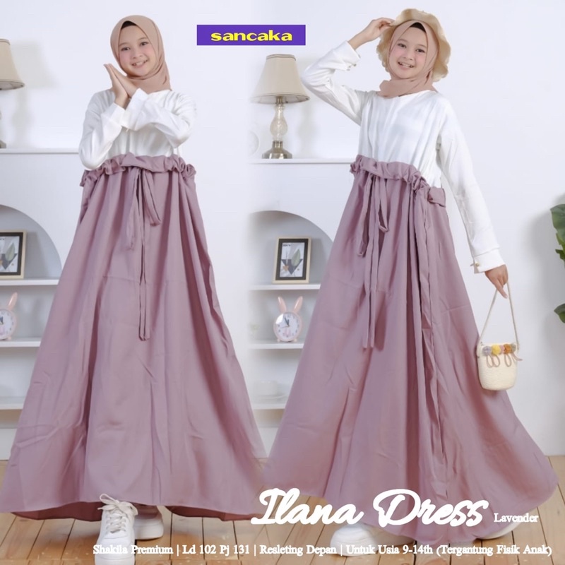 ILANA DRESS KIDS PREMIUM BY SANCAKA