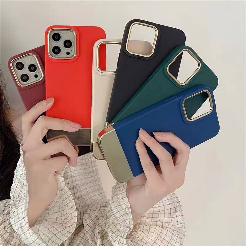 Case Pelindung electroplating shockproof Untuk iphone X XS XR Xsmax 11pro 11 11promax 12pro 12promax 13 13pro 13promax