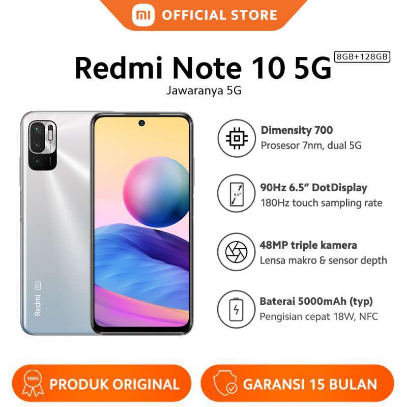 Xiaomi Note 10 5G Resmi Tam ORIGINAL 100% / Handphone Red Mi Note 10 5 G | Android OS Gadget Telepon - JOGJA