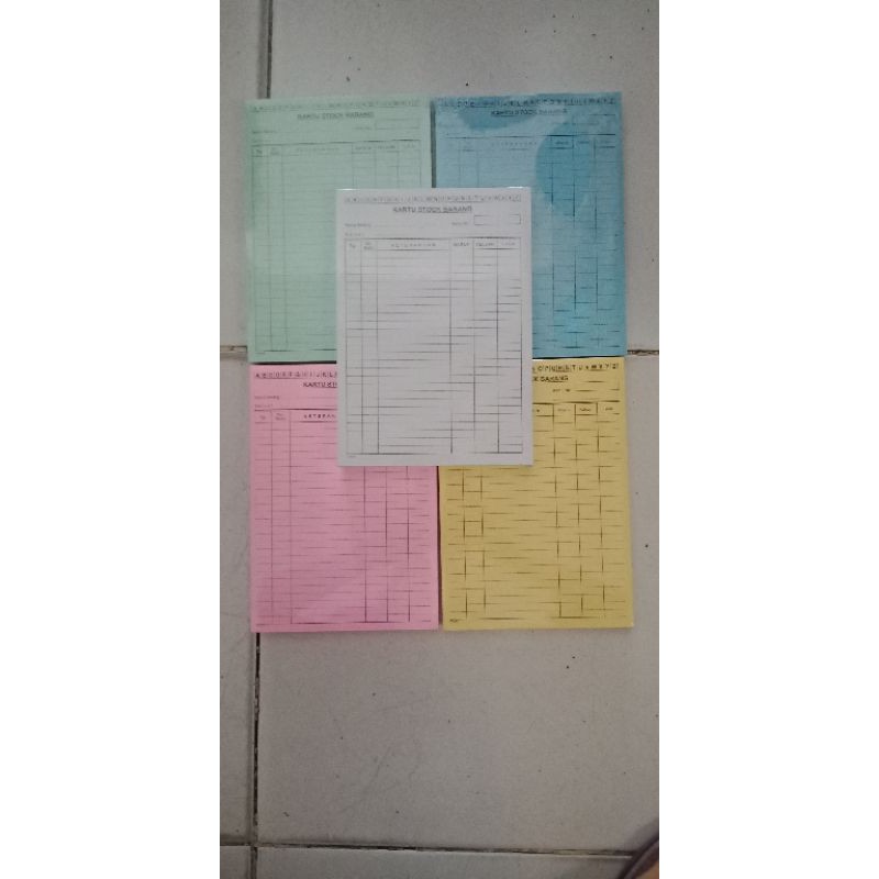 

Kartu stock barang warna kwarto kartu stok