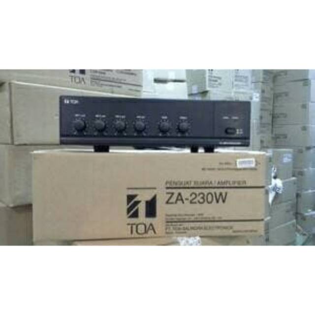 Ampli Toa Amplifier Amply ZA-230W ZA230 W ZA230W ZA 230 W ZA 230W 30W 30 Watt Original