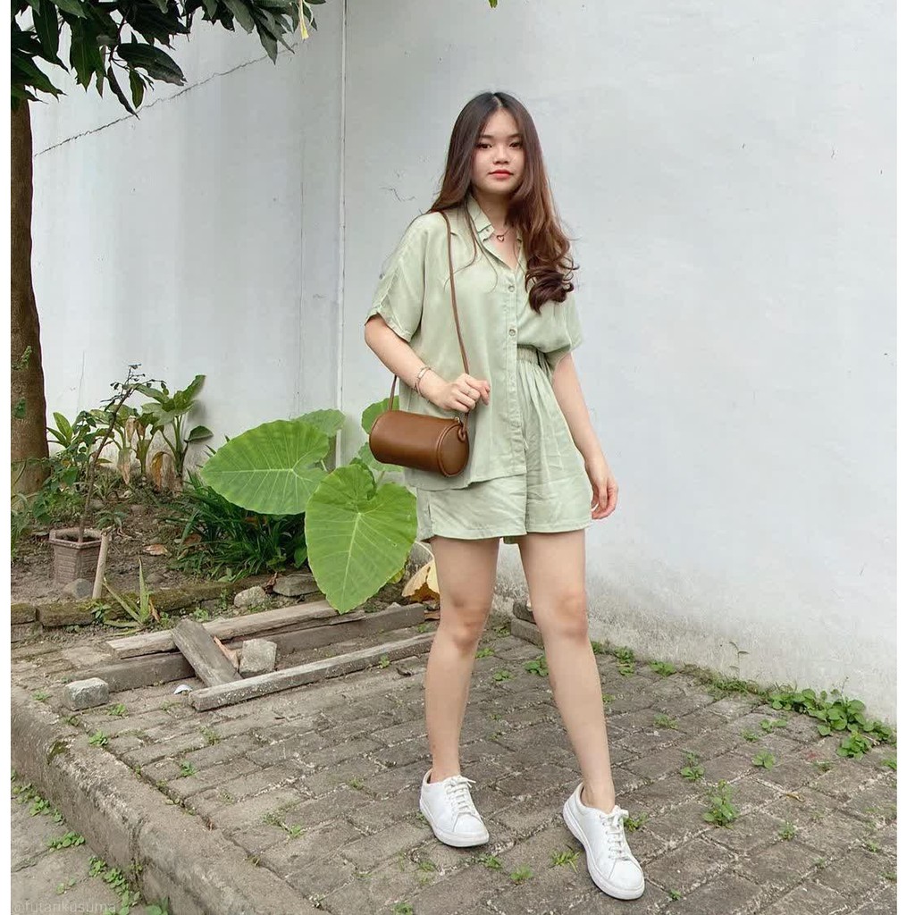 COCO - DALMI SET - Setelan Wanita - Homewear - Set Rayon - Busui Friendly - Fashion Wanita-2