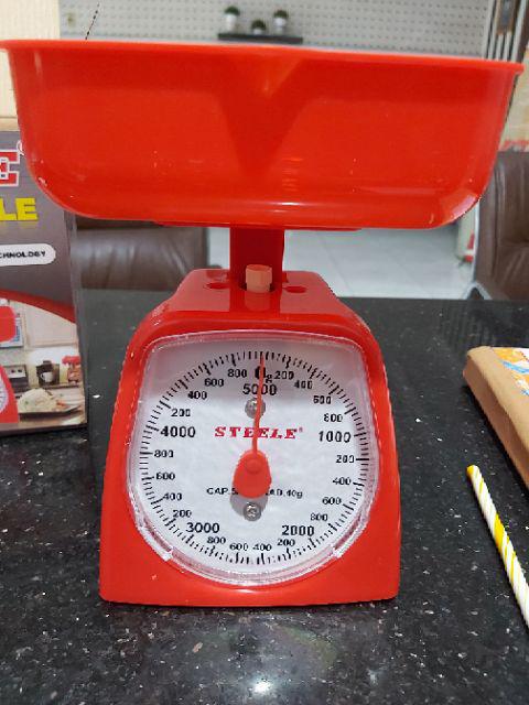 Garansi !! Timbangan Kue/dapur 5 Kilo Steele Analog Kitchen Scale 5kg