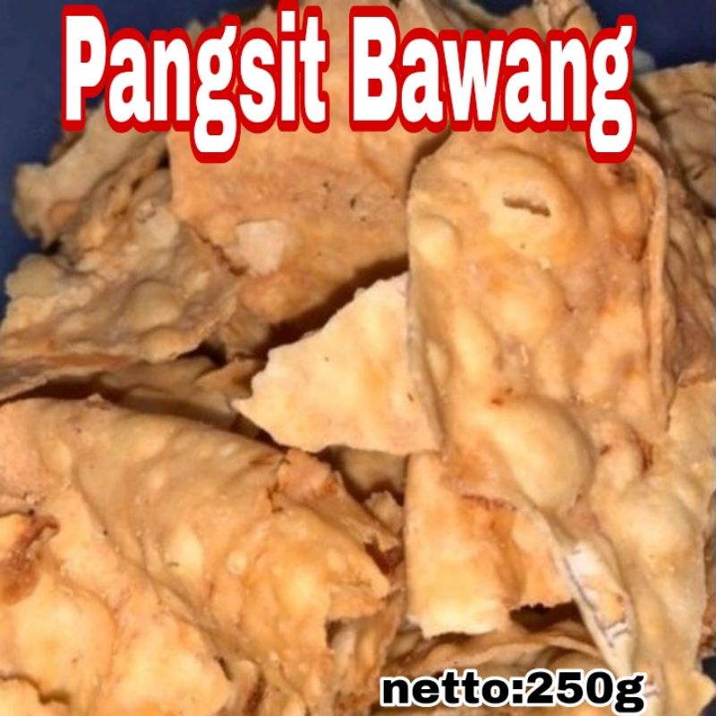 

KERIPIK PANGSIT BAWANG GURIH 250 gr