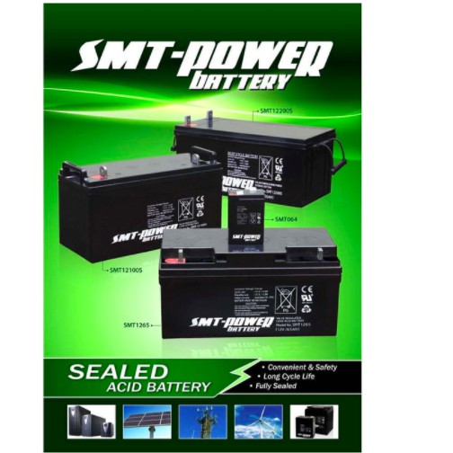 SMT BATTERY DEEP CYCLE SOLAR PANEL AKI VRLA 12V 150AH