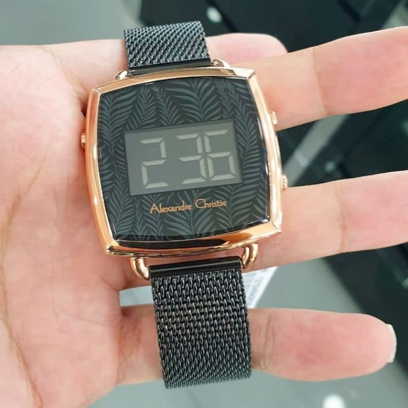 Alexandre Christie Wanita AC 9339 Digital Original Jam Tangan Wanita Garansi Resmi/Alexander Christi