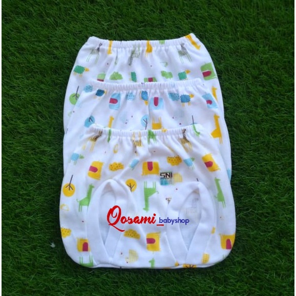 SHANKUSEN 3 pcs Celana Pop Bayi Newborn Motif SNI