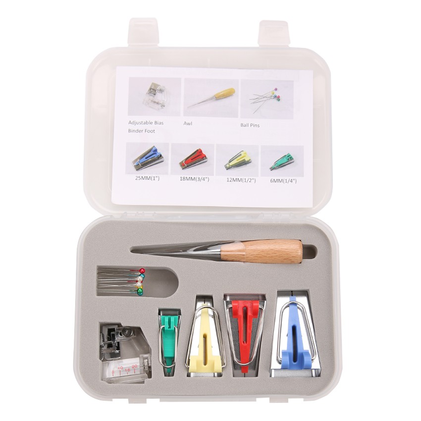 Set Alat Pembuat Bisban - Bias Tape Maker Set