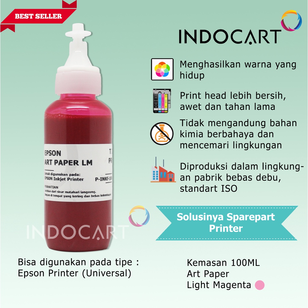 IndoCart Tinta Premium Printer Epson-Sublim Sublimation Ink-100ml