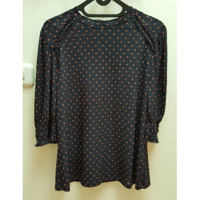 Zara polkadot blouse