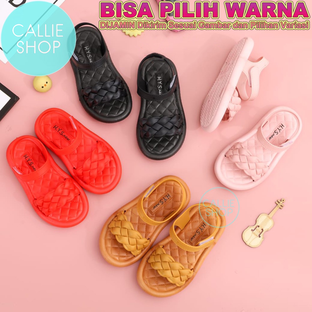 Sandal Anak Perempuan Jelly Kepang HYS 1538 KCANYAM