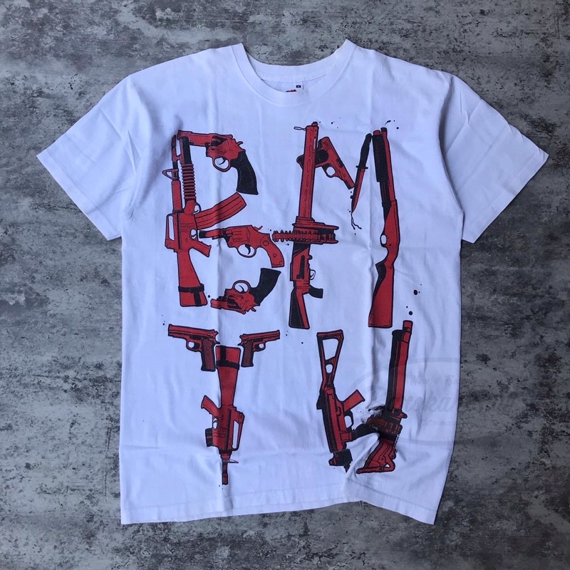 Kaos Band Bring Me The Horizon Official Merchandise 'Guns Script'