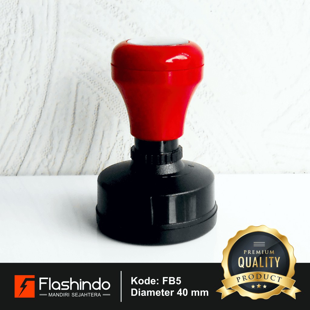 

Flashindo | Stempel Warna Bulat Standar | Diameter 40 mm | Stempel Flash Mutakhir